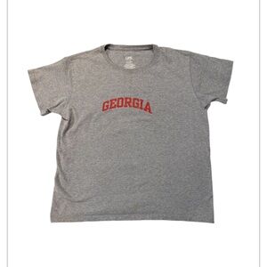 Classic OAK Gray vintage Tee with Red Georgia Design Size L Juniors